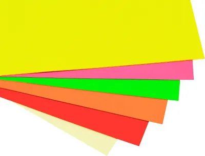 Produktbild von Selbstklebendes Papier MIX 6 Farben A4 25 ark Shan