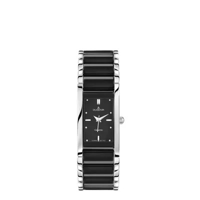 Produktbild von Dugena Damen Uhr 4460507 Quadra Keramik schwarz