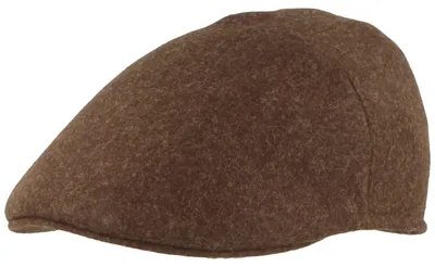 Obrázok produktu pre Teplá, tvarovateľná čiapka typu "flatcap" vyrobená z bavorskej vlny "Loden" od spoločnosti Hut-Breiter, hnedá, veľkosť M