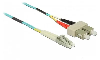 Image de Delock Kabel Lichtwellenleiter LC zu SC Multimode OM3 0,5 m