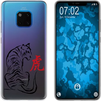 Produktbild von PhoneNatic Case kompatibel mit Huawei Mate 20 Pro Silikon-Hülle Tierkreis Chinesisch M3