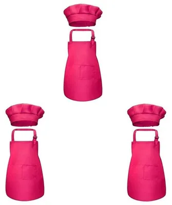 Produktbild von Kochmütze und Kochschürze-Set mit Tasche für Kinder