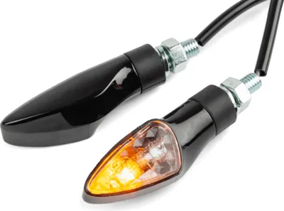 Produktbild von STR8 Blinker mattschwarz mit Zulassung