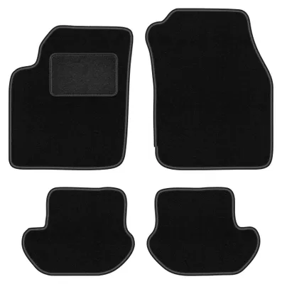 Immagine prodotto di Tappetini in moquette per Ford Ka MK1 1998-2006 (hatchback) – set 4 pezzi, neri, su misura – Wielganizator LUX