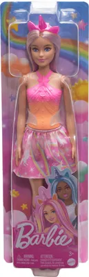 Produktbild von Mattel HRR13 - Barbie Einhorn Puppe mit pinken Haaren