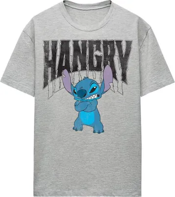Produktbild von Lilo & Stitch - "Hangry" T-Shirt für Damen TV19882 (L) (Sportliches Heather)