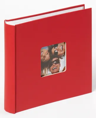 Produktbild von Walther, ME-116-R, Memo-Einsteckalbum Fun rot für 200 Fotos 13x18 cm