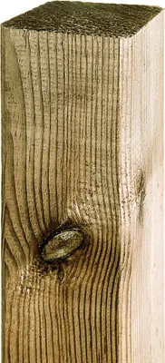 Produktbild von Holzpfosten 9cm x 9cm x 180cm KDI-grün Kantholz Pfosten für Gartenzaun
