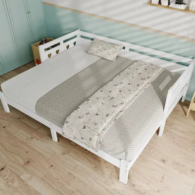 Produktbild von Sweiko Daybett, Ausziehbare Tagesbett, Kiefernbett, 90*200 cm/180*200 cm