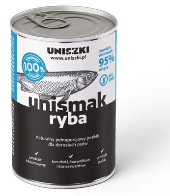 Zdjęcie produktu dla Uniszki Unismak Ryba 400g Bezzbożowa Mokra Karma dla Psa