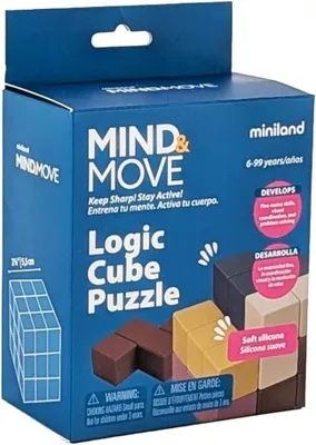 Produktbild von Miniland Logikwürfel 3D Puzzle Mind&Move – Räumliches Puzzle für Kinder