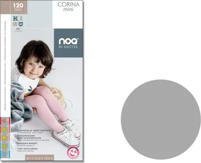 Produktbild von Mikrofaserstrumpfhose für Kleinkinder 120 den Paloma grey 104-110