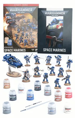 Zdjęcie produktu dla Warhammer 40,000 - Getting Started with Space Marines ENG