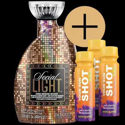 Produktbild von Devoted Creations - Social Light + 3 Your Sun Shots