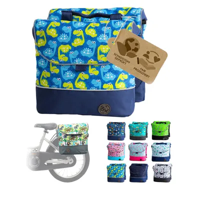 Produktbild von BAMBINIWELT Gepäcktasche, Gepäckträgertasche für Fahrrad, Fahrradtasche für Kinder, wasserabweisend, Modell 11