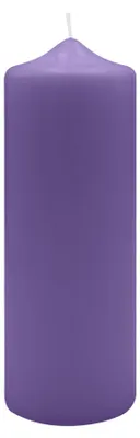 Produktbild von Spitzkopf Stumpen Kerzen Veilchen 20 x Ø 7 cm, 6 Stück
