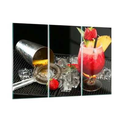 Produktbild von Bilder auf glas - Alkohol aperitif cocktail getränk - 105x70cm - Glasbilder - Wandbilder - Kunstdruck - Wanddekoration aus Glas - Glas Bilder - Wandbild auf Glas - GCE105x70-2257