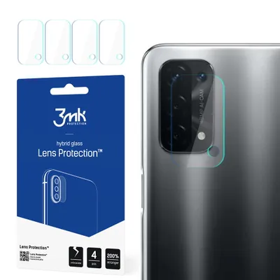 Produktbild von 3mk Hybridglas Lens Protection für Oppo A74 5G/A54 5G Kamera Objektiv Kameralinse 0,16mm 6H (4 Stück)