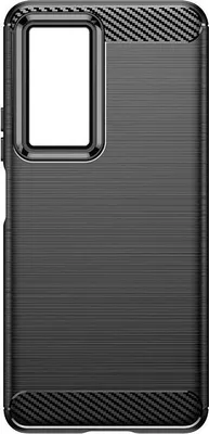Produktbild von Silikonhlle Carbon Case fr Xiaomi Poco F4 5G, flexibel, schwarz