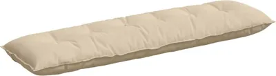 Obrázok produktu pre vidaXL Krémová podložka na chrbát, 180 x 50 cm, mikrovlákno