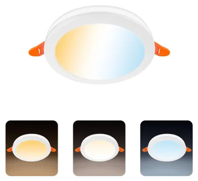 Obrázok produktu pre LED stropné svietidlo na zapustenie 18 W, 1440 lm, 3CCT, okrúhle, biele, PAULA HOROZ