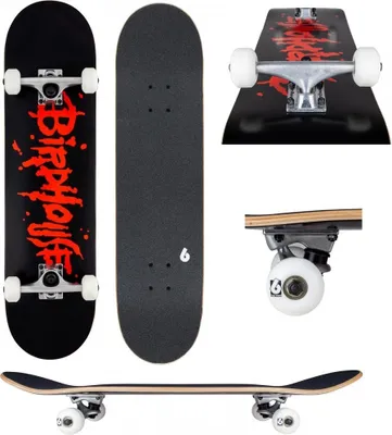 Obrázek produktu pro Birdhouse Stage 1 Blood Logo Schwarz rot 8.0