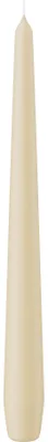 Produktbild von Konische Kerzen (Spitzkerzen) Bisquit 250 x 25 mm, 12 Stück