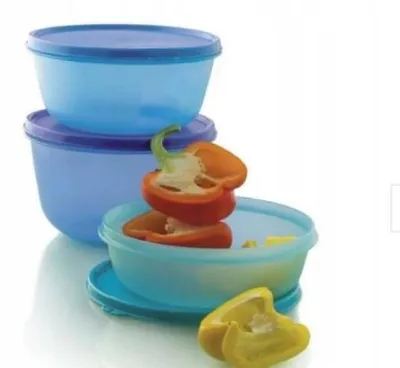 Produktbild von Tupperware Vorratsdosen Set 3-teilig blau Kunststoff