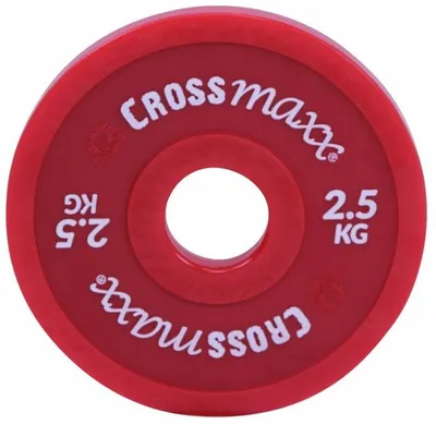 Produktbild von Lifemaxx Crossmaxx Elite Fractional Plate 2,5 kg Rot Hantelscheibe 50 mm