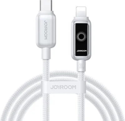 Immagine prodotto di Cavo di ricarica rapida Joyroom da USB-C a Lightning 30 W, 1,2 m - Bianco