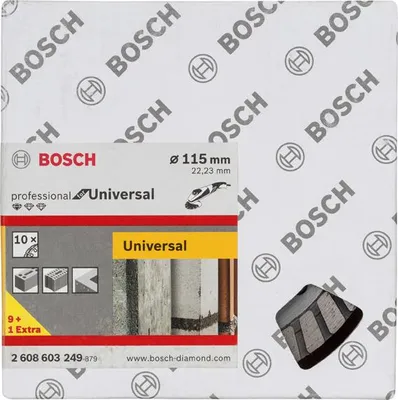 Produktbild von Diamanttrennscheibe Standard for Universal Turbo, 115x22,23x2x10 mm, 10er-Pack