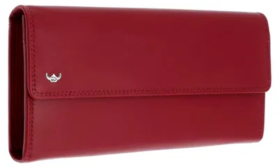Produktbild von Leder Geldbörse Polo RFID Protect Damenbörse 2088 Rot dunkelrot