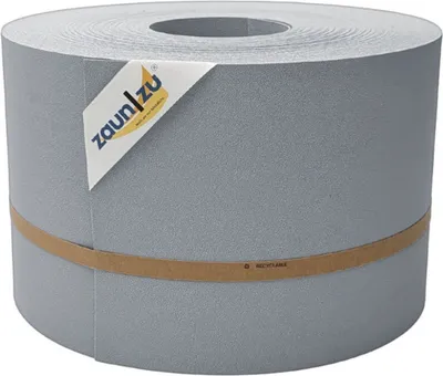 Produktbild von Sichtschutzstreifen zaun|zu PREMIUM 50m Rolle PP Zaunblende für Doppelstabzaun Fenstergrau, 50m
