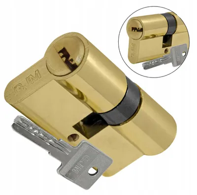 Produktbild von GJM Zylinderschloss 30/30 Messing mit 6 Schlüsseln