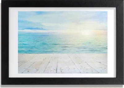 Produktbild von Bild 30x20 MDF-Rahmen, Wandkunst Meer