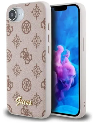 Immagine prodotto di Etui Guess Peony Script Logo Magsafe Do Iphone 16E Brązowy