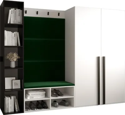 Produktbild von Garderobe MIRO Set 4 mit gepolsterten Paneelen Industrial Design