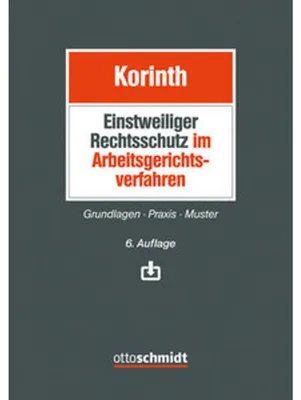 Immagine prodotto di Einstweiliger Rechtsschutz im Arbeitsgerichtsverfahren
