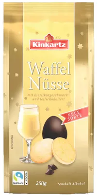 Produktbild von Kinkartz Waffelnüsse Eierlikör 250g