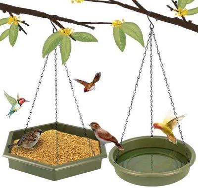 Produktbild von Hängender Vogelvoeder und Vogelbad - Dauerhaft und vielseitig - 1 Stück