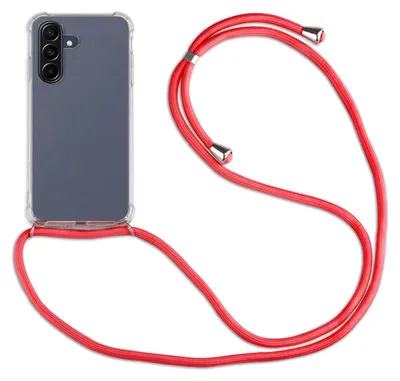 Produktbild von Handykette für Samsung Galaxy A57 Hülle mit Band Handyhülle mit Band in Rot