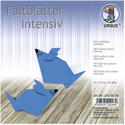 Zdjęcie produktu dla Foldery Intensive Uni 15x15cm PU=100 arkuszy ciemnoniebieski