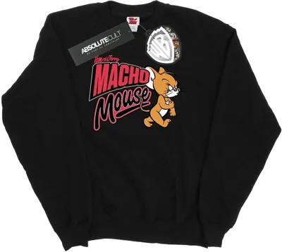 Produktbild von Tom And Jerry - "Macho Mouse" Sweatshirt für Herren BI46996 (XL) (Schwarz)