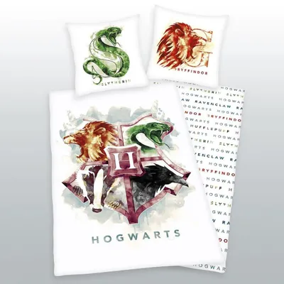 Produktbild von "Harry Potter" Bettwäsche, 100% Baumwolle ( Linon ), 80x80 cm + 135x200 cm