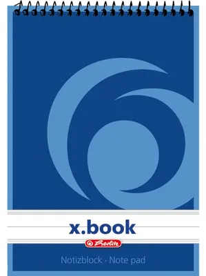 Immagine prodotto di quaderno a spirale herlitz x.book, DIN A6, 50 fogli, foderato