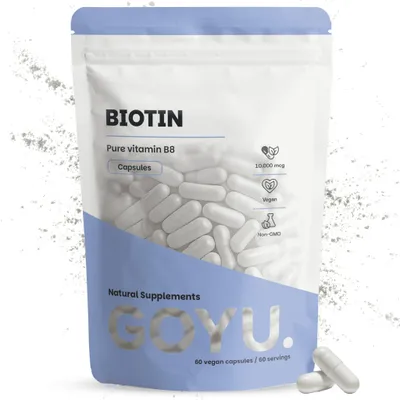 Obrázek produktu pro Biotin (vitamin B8) Kapsle 10 000 mcg