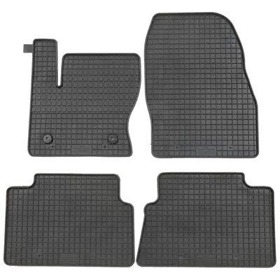 Produktbild von für Ford Kuga ab 03/2013-01/2020 Passform Fußmatten PETEX Gummimatten 4-teilig schwarz Allwettermatten Gummifußmatten