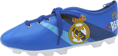 Imagen del producto de CYP BRANDS - Estuche escolar del Real Madrid con forma de bota, producto oficial