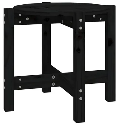Obrázok produktu pre Rustikálny konferenčný stolík z masívneho borovicového dreva, priemer 52,5 cm, výška 45 cm