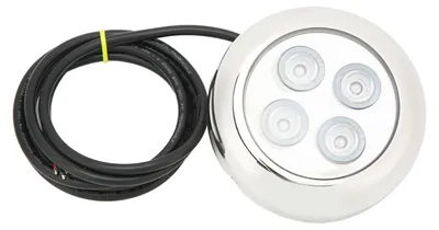 Produktbild von Marine-Unterwasserleuchte, 60°-Winkel, IP68, wasserdicht, Meerwasser, Innenkuppelbeleuchtung, Schwimmbadlampe, Weiß, 6,6 W